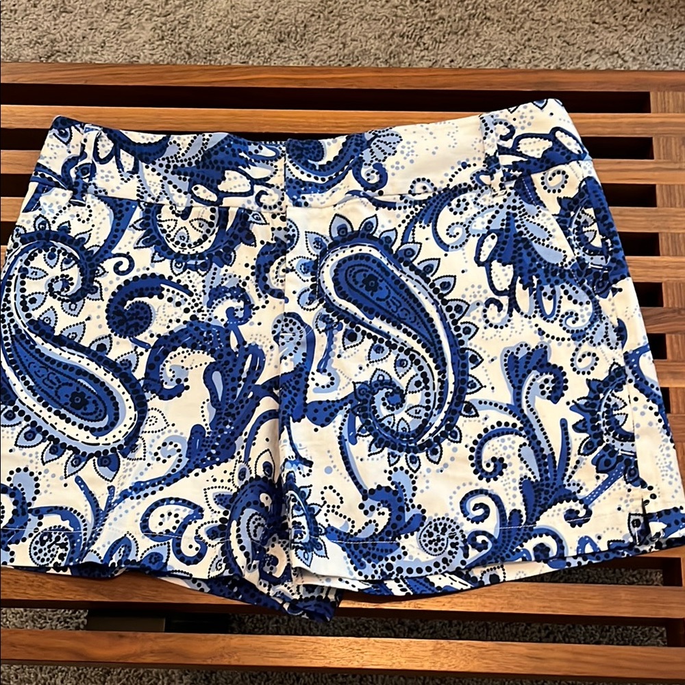 INC International Concepts Paisley Shorts Size 8